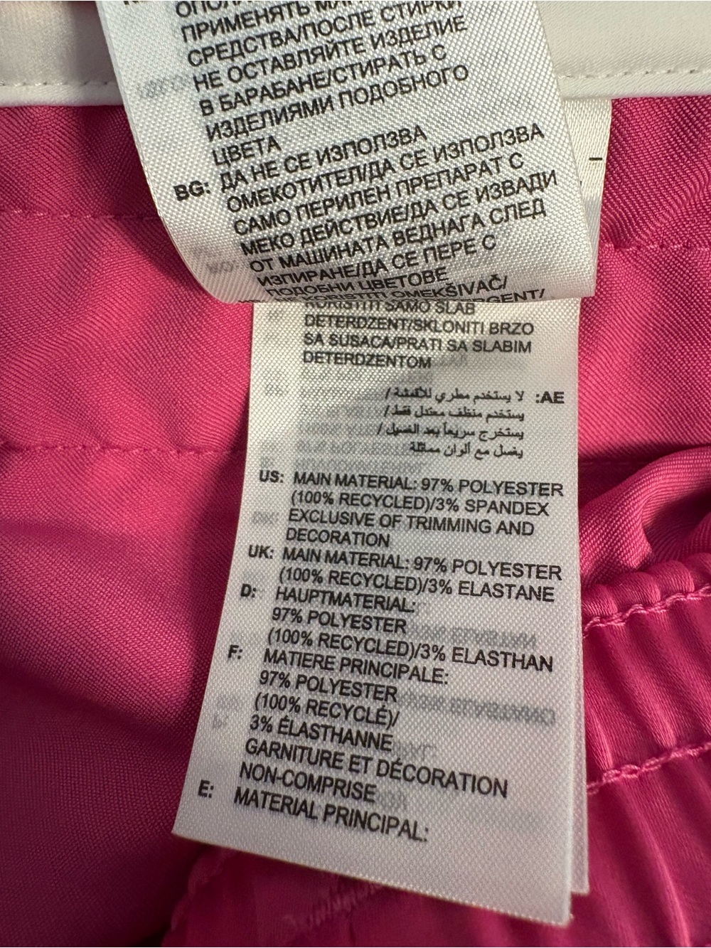 NWT Women’s adidas 3A Sprinter Pink Retro 3-Stripe Running Shorts XS $40 - Picture 7 of 8